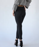 Charcoal Distressed Denim