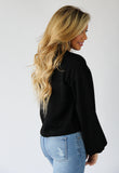 Ebony Crop Knit