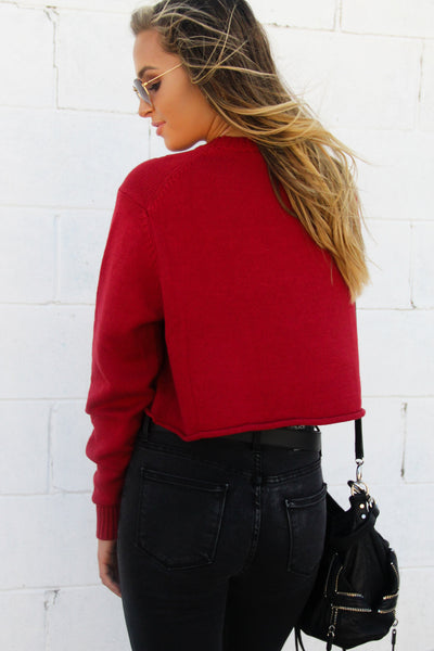 Cherry Crop Sweater