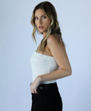 Ivory One Shoulder Bodysuit