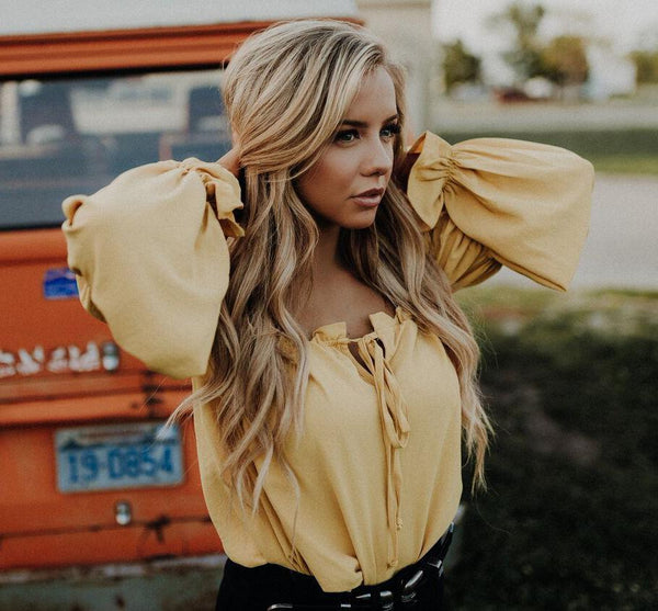 Canary Off The Shoulder Top