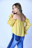 Canary Off The Shoulder Top